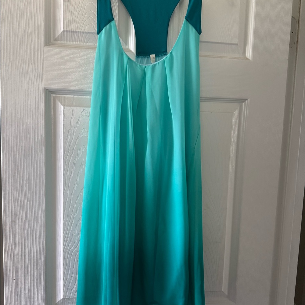 Millibon Teal and Aqua Dress